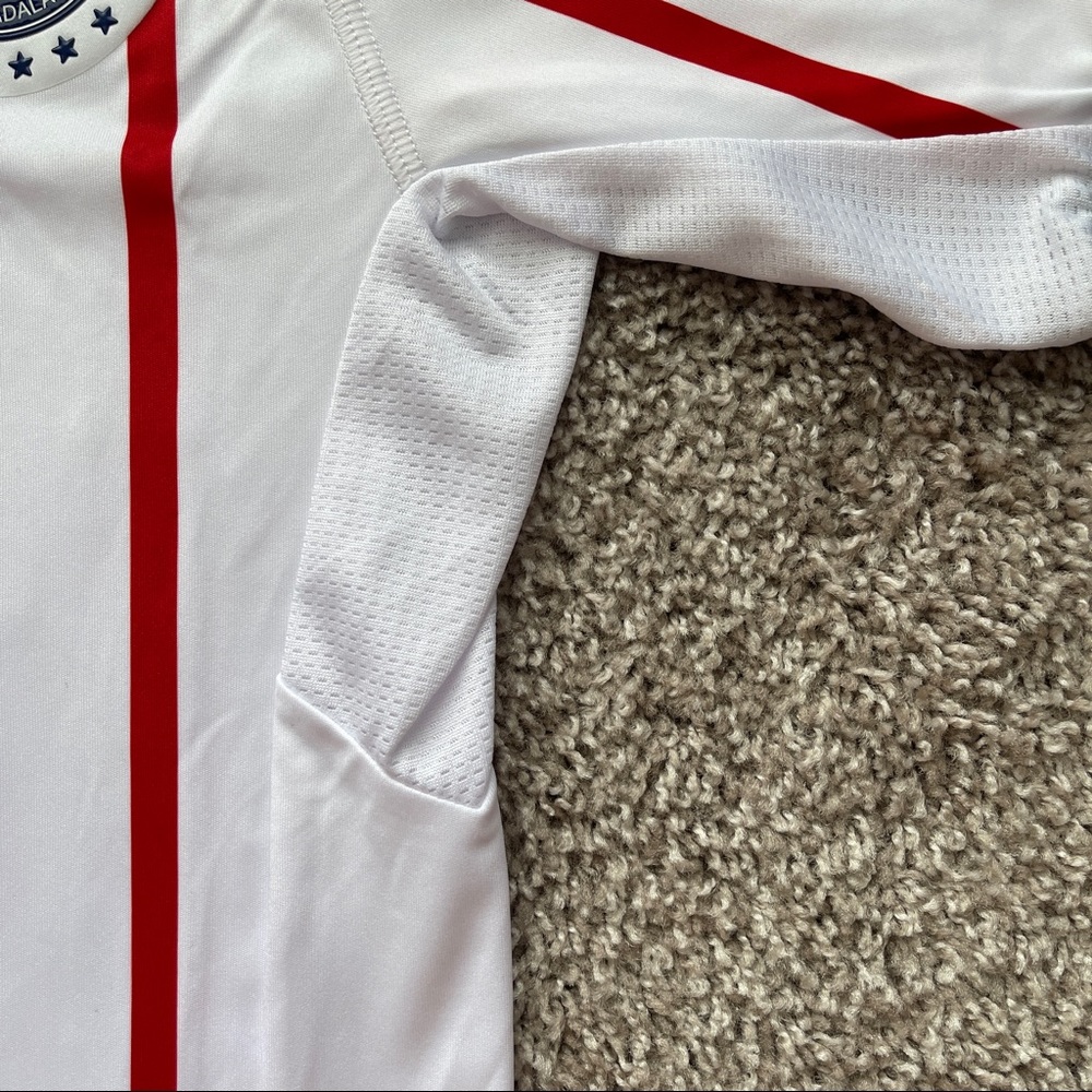 PUMA CHIVAS HOME SHIRT MENS FUTBOL SOCCER JERSEY GUADALAJARA SIZE SMALL RED WHIT - Picture 9 of 10
